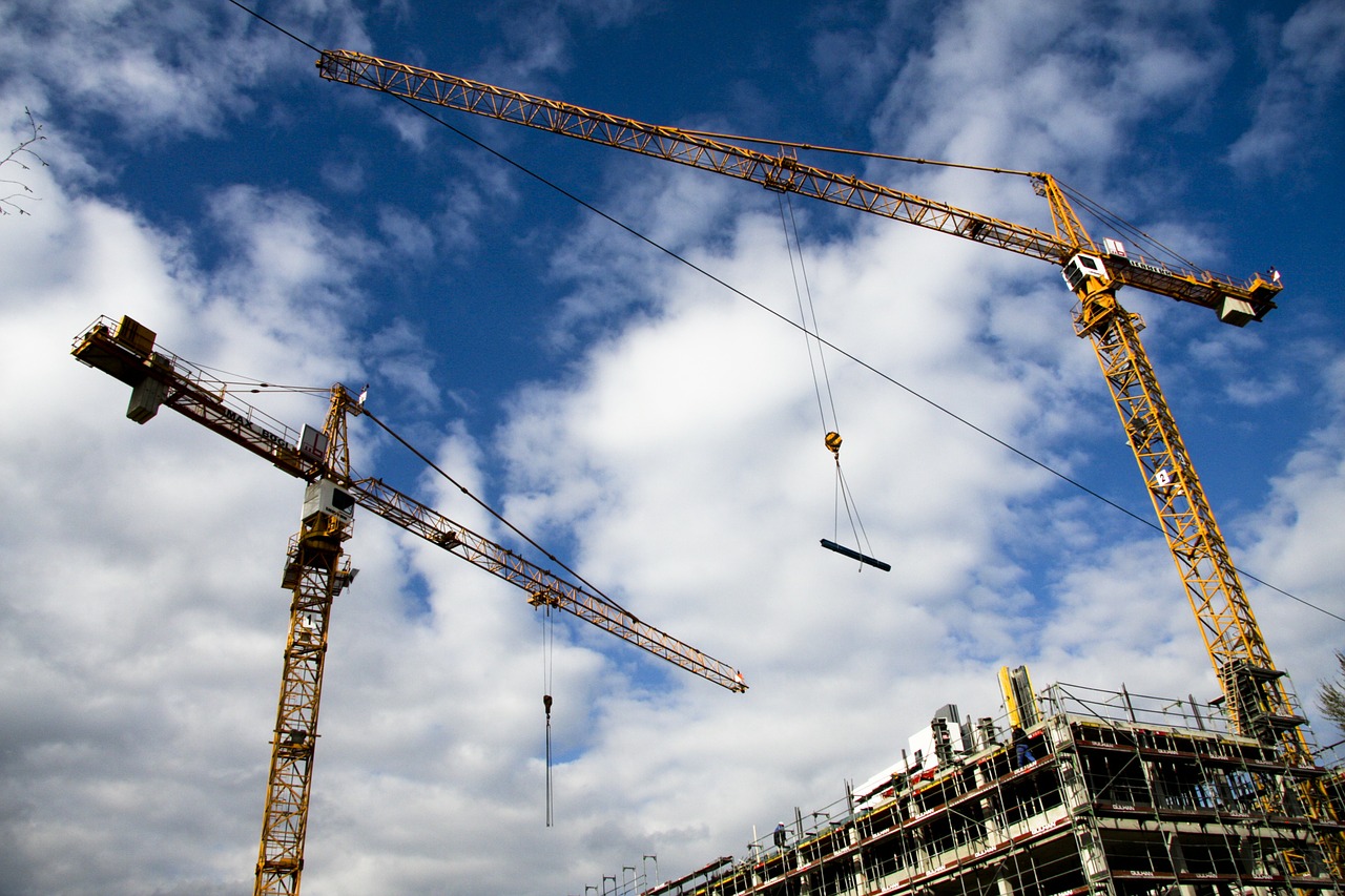 construction site, crane, construction machinery-285645.jpg