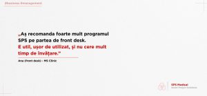 Front-desk-ul care face încasările