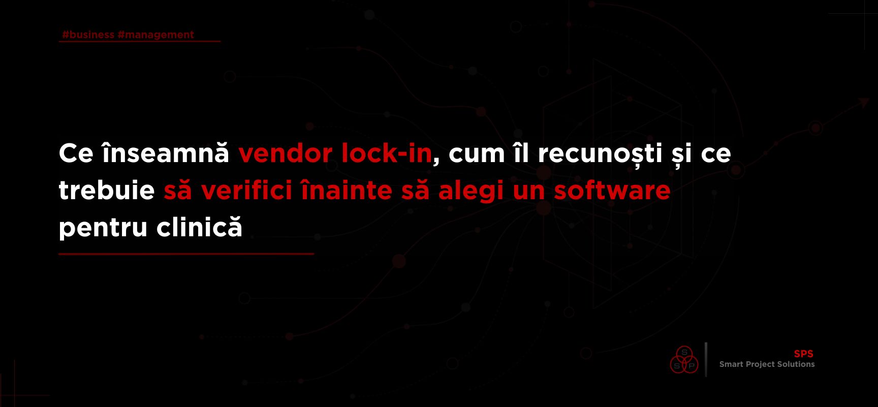 Ilustrație despre riscul ca o clinică să devină dependentă de furnizorul software și să nu își poată transfera ușor datele