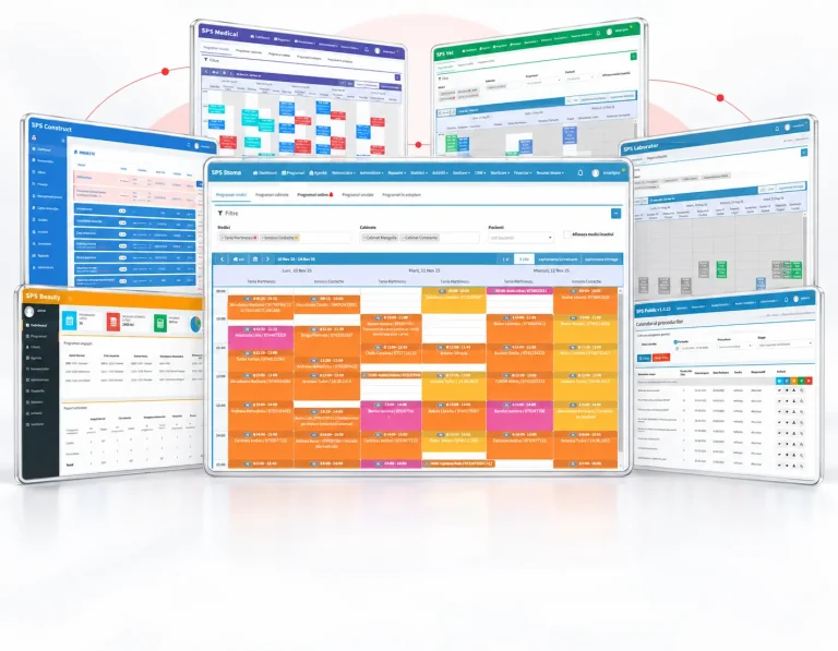Interfață software de management Smart Project Solutions