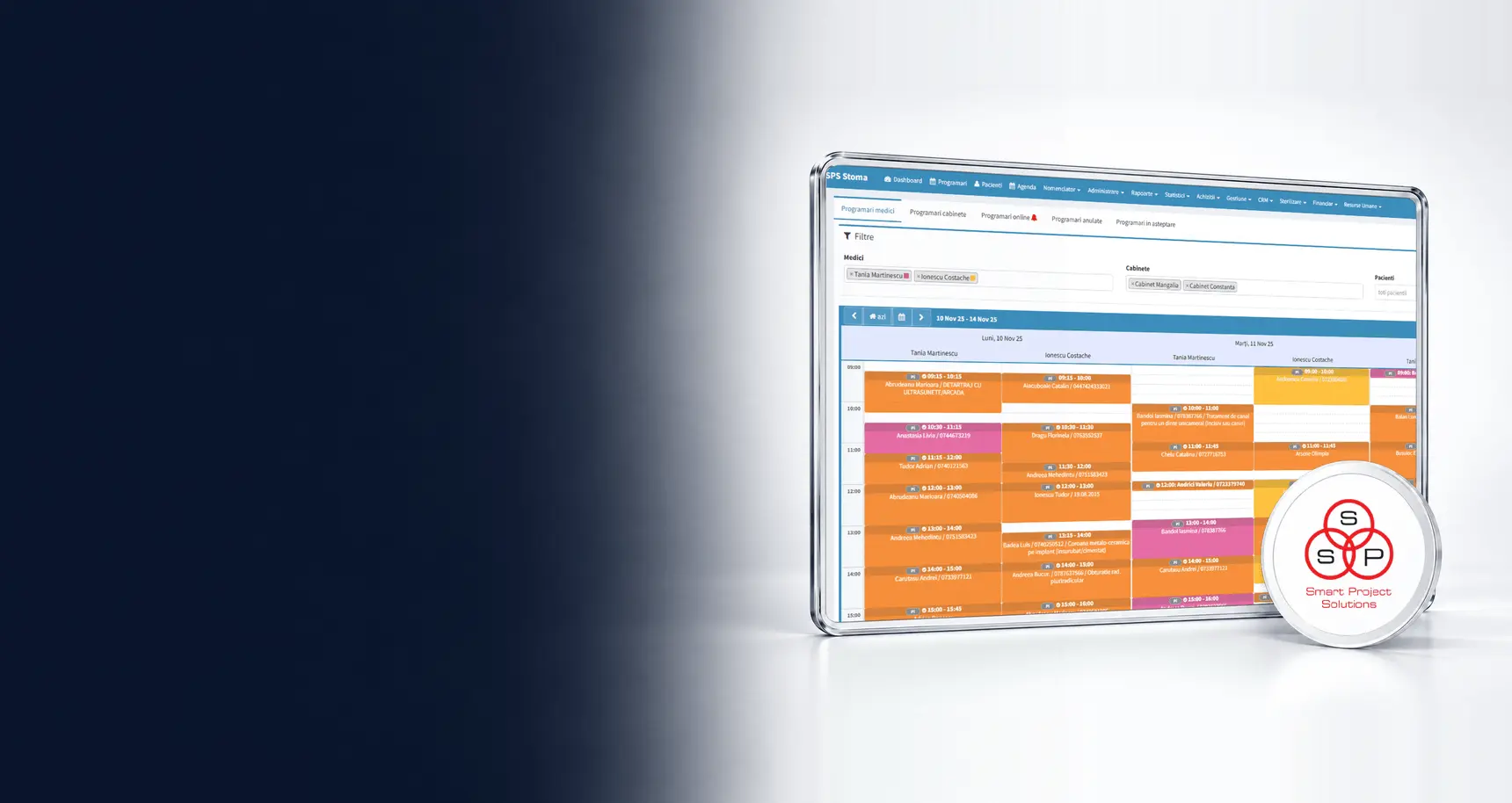 Software pentru managementul clinicilor stomatologice