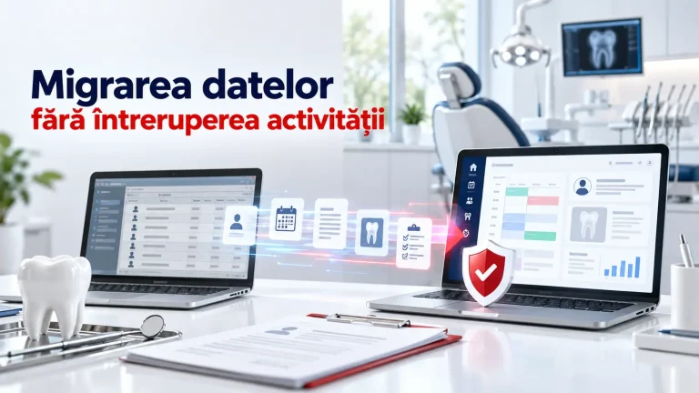 Migrarea datelor într-un software stomatologic fără întreruperea activității